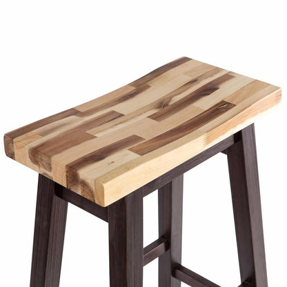 Boraam - Sonoma Backless Saddle Counter Stool - Blended Espresso Finish - 71024 view 4