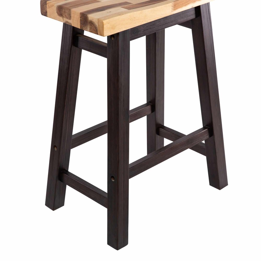 Boraam - Sonoma Backless Saddle Counter Stool - Blended Espresso Finish - 71024 view 5