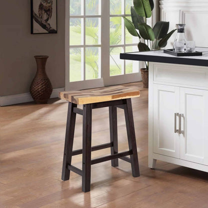 Boraam - Sonoma Backless Saddle Counter Stool - Blended Espresso Finish - 71024 view 6