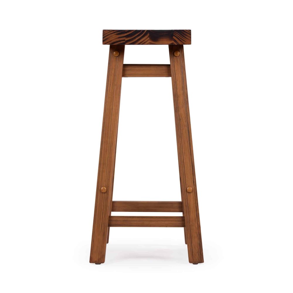 Boraam - Sonoma Backless Saddle Counter Stool - Burnt Chestnut - 80124 view 3