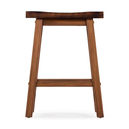 Boraam - Sonoma Backless Saddle Counter Stool - Burnt Chestnut - 80124 view 4