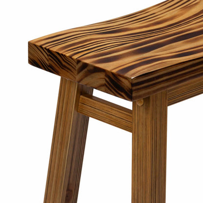 Boraam - Sonoma Backless Saddle Counter Stool - Burnt Natural - 80324 view 4
