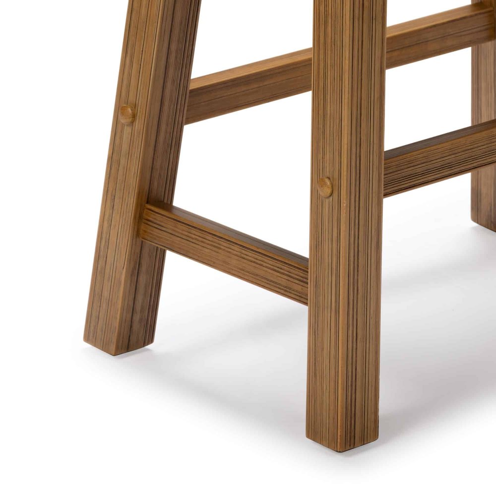 Boraam - Sonoma Backless Saddle Counter Stool - Burnt Natural - 80324 view 5