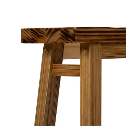 Boraam - Sonoma Backless Saddle Counter Stool - Burnt Natural - 80324 view 6