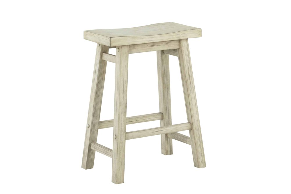 Boraam - Sonoma Backless Saddle Counter Stool - Sawgrass Finish - 72024 view 1