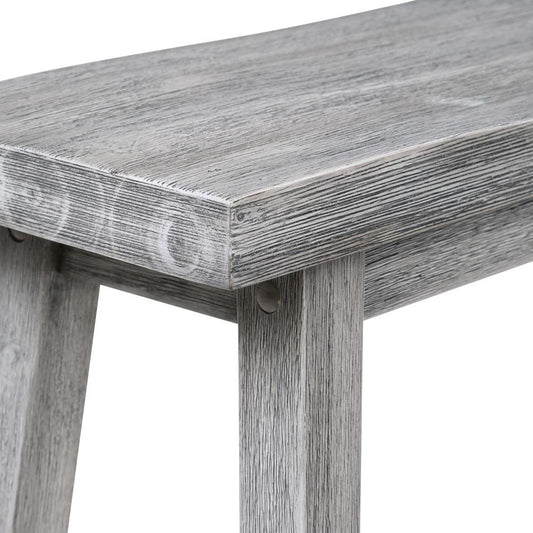 Boraam - Sonoma Dining Bench [Storm Gray Wire-Brush] - 75225 view 2