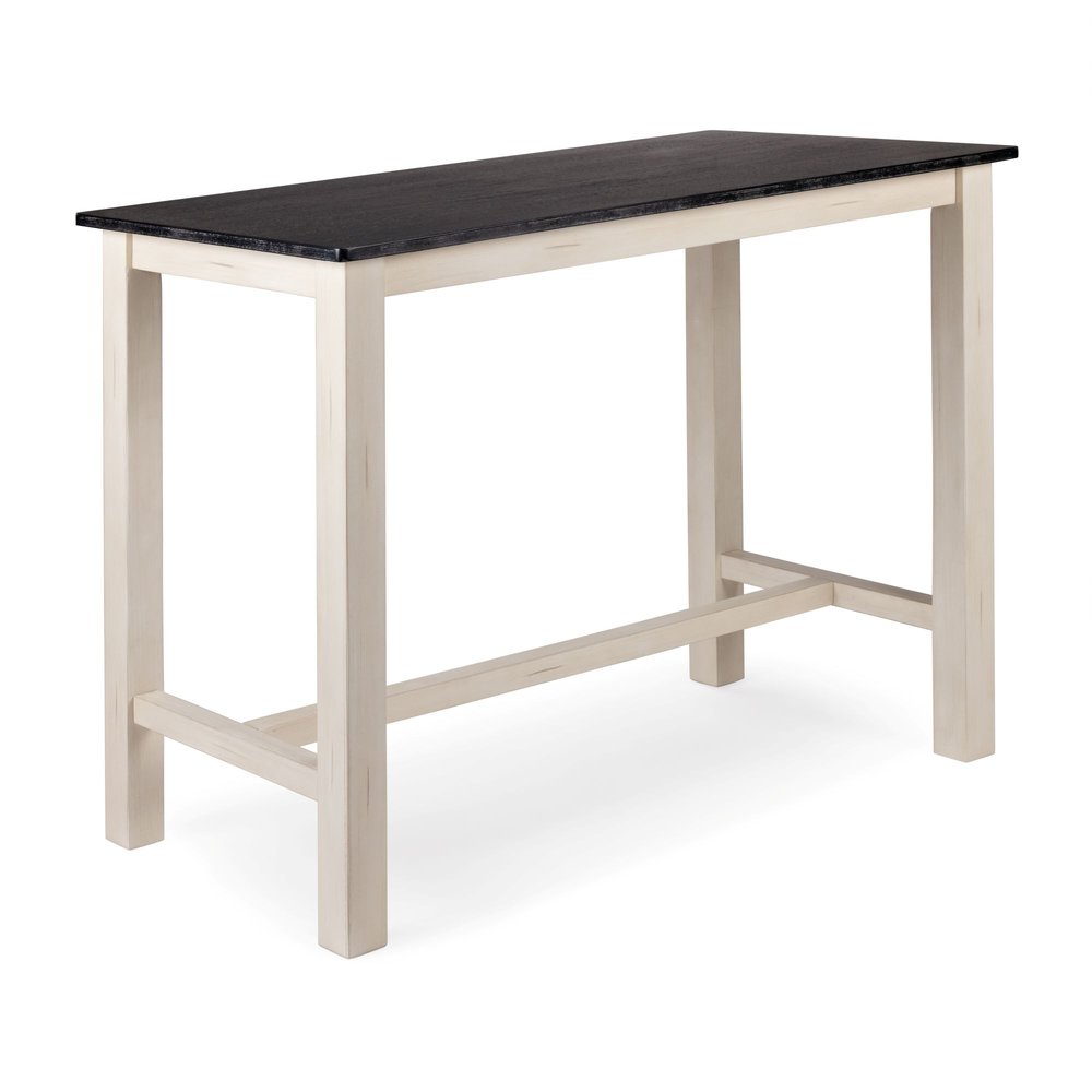 Boraam - Sonoma Pub Table - Antique White/European Black - 75136 view 1