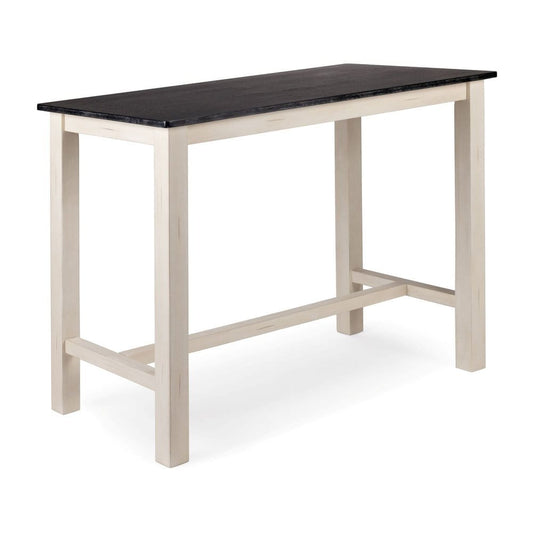 Boraam - Sonoma Pub Table - Antique White/European Black - 75136 view 1