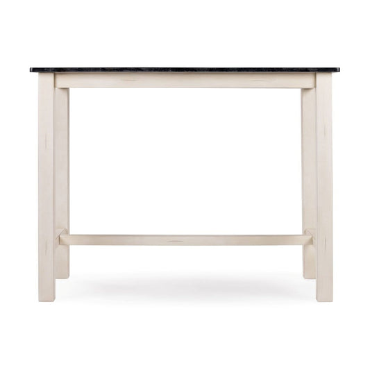 Boraam - Sonoma Pub Table - Antique White/European Black - 75136 view 2