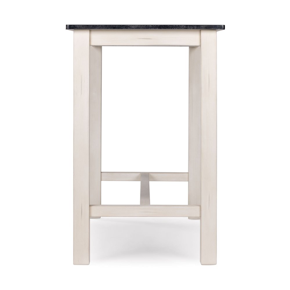 Boraam - Sonoma Pub Table - Antique White/European Black - 75136 view 3
