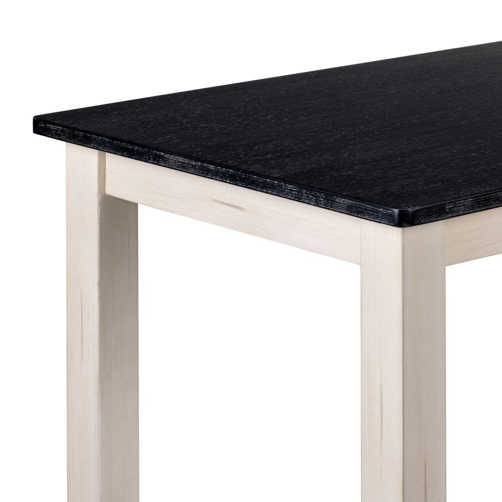 Boraam - Sonoma Pub Table - Antique White/European Black - 75136 view 5