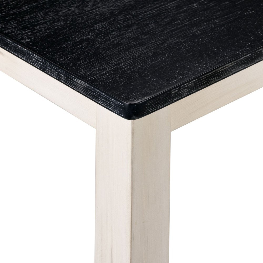 Boraam - Sonoma Pub Table - Antique White/European Black - 75136 view 6