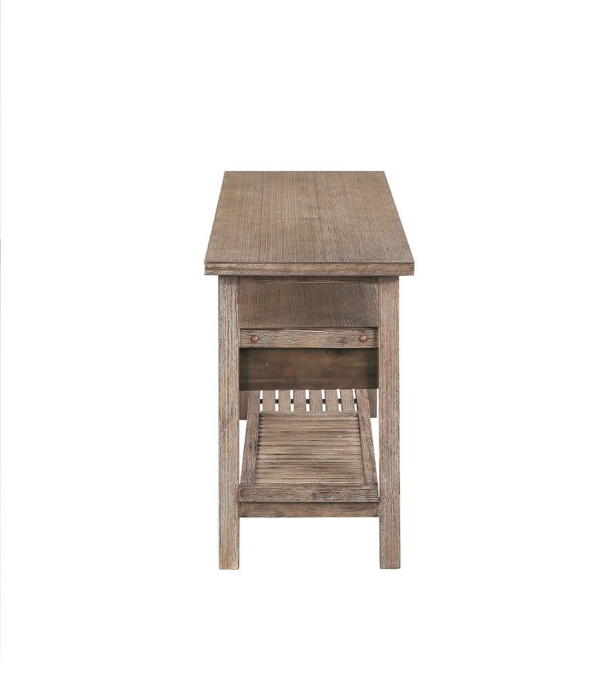 Boraam - Sonoma TV Stand [Barnwood Wire-Brush] - 75032 veiw 4