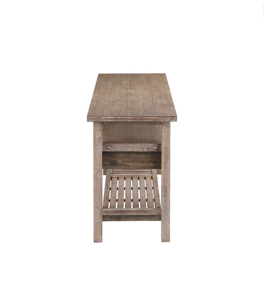Boraam - Sonoma TV Stand [Barnwood Wire-Brush] - 75032 veiw 5