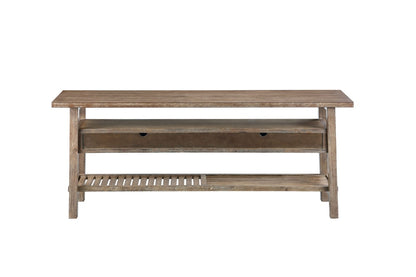Boraam - Sonoma TV Stand [Barnwood Wire-Brush] - 75032 veiw 6