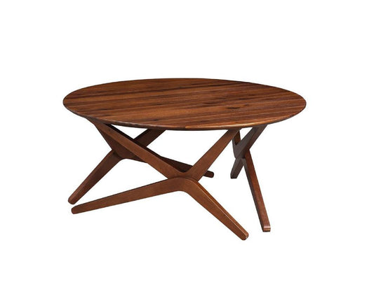 Boraam - Sydney Adjustable Table [Chestnut Wire-Brush] - 77347 veiw 2