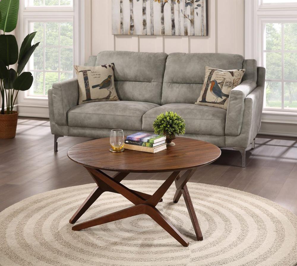 Boraam - Sydney Adjustable Table [Chestnut Wire-Brush] - 77347 veiw 4