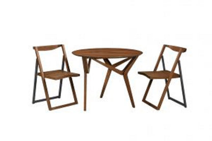 Boraam - Sydney Folding Chair, Set of 2, Chestnut Wire-Brush - 77348 veiw 8