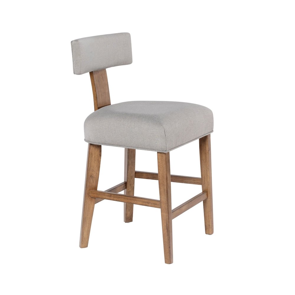 Boraam - Thalia T-Back Counter Stool with Fully Upholstered Cushion - 91124 view 1
