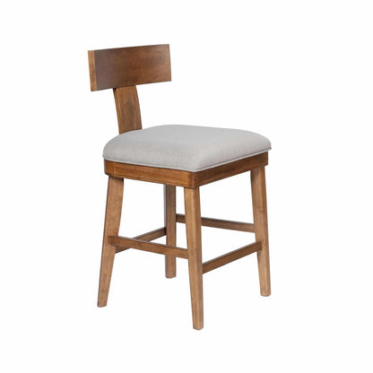 Boraam - Theodora T-Back Counter Stool with Wood Seat Frame and Cushion - 91024 view 1