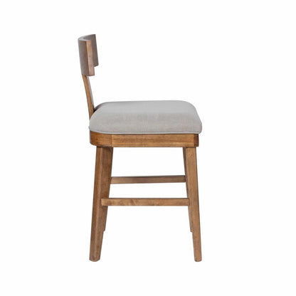 Boraam - Theodora T-Back Counter Stool with Wood Seat Frame and Cushion - 91024 view 3
