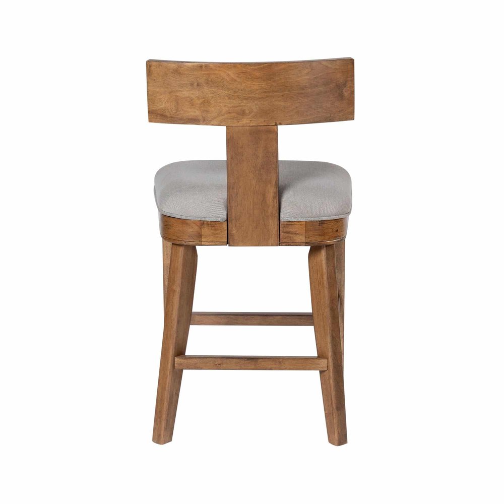 Boraam - Theodora T-Back Counter Stool with Wood Seat Frame and Cushion - 91024 view 4