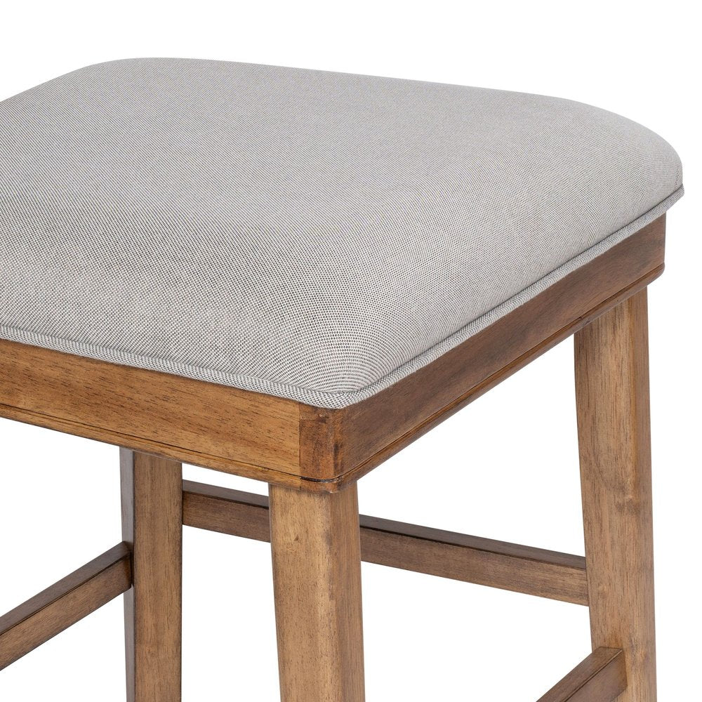 Boraam - Theodora T-Back Counter Stool with Wood Seat Frame and Cushion - 91024 view 6