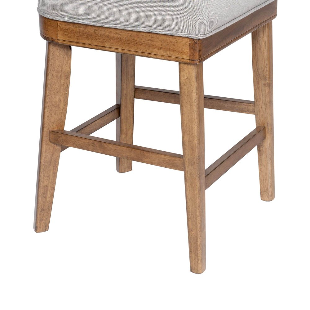 Boraam - Theodora T-Back Counter Stool with Wood Seat Frame and Cushion - 91024 view 7