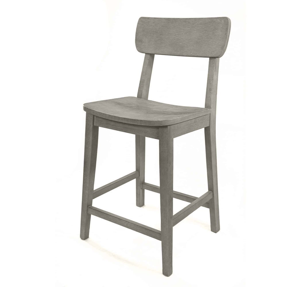 Boraam - Torino Wood Counter Stool - Fallen Rock - 88824 view 1