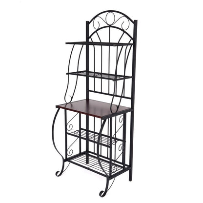 Boraam - Valencia Bakers Rack in Black - 12500 veiw 1