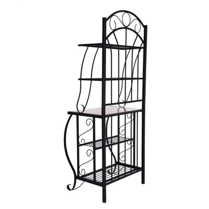 Boraam - Valencia Bakers Rack in Black - 12500 veiw 2