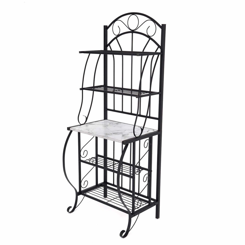 Boraam - Valencia Baker's Rack with Faux Marble Shelf - 12501 view 1