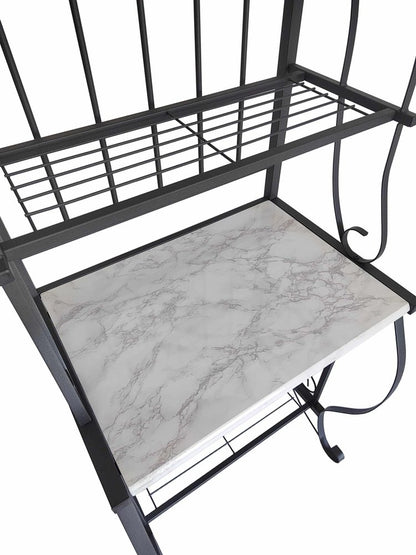Boraam - Valencia Baker's Rack with Faux Marble Shelf - 12501 view 5