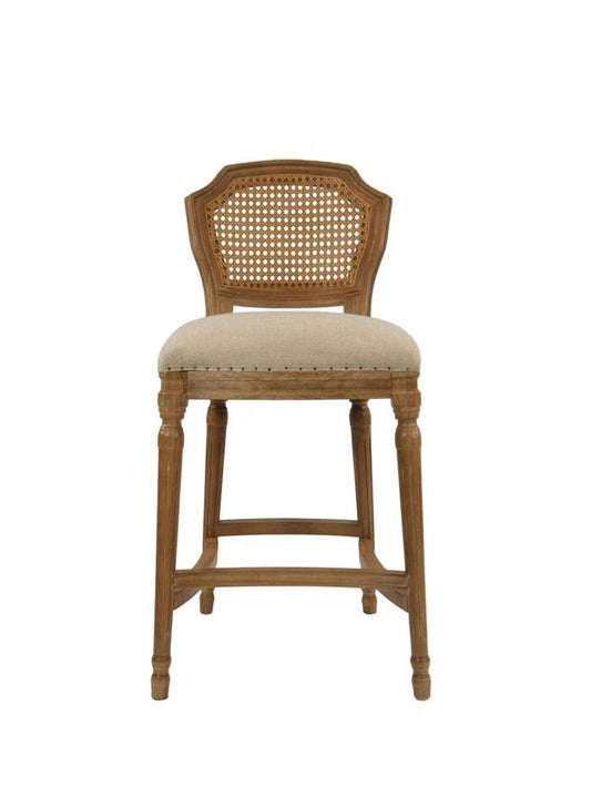 Boraam - Wilbrandt Hight Back Wood Bar Stool [Weathered Brush Nature] - 18121 veiw 2