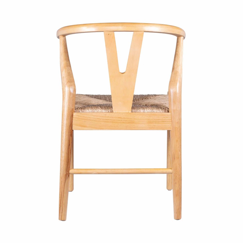 Boraam - Wishbone Dining Chairs - Natural Finish (Set of 2) - 50018 view 6