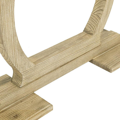 Boraam - Zen Rectangular Pine Wood Console Table - Barnwood Sandblast - 88730 veiw 5