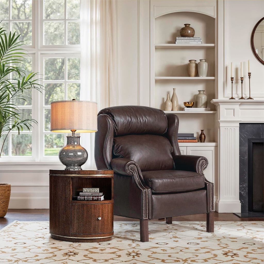Bradington-Young - BYX - Chippendale Power Reclining Wing Chair - BYX-4114PB980008-88MHFN view 6