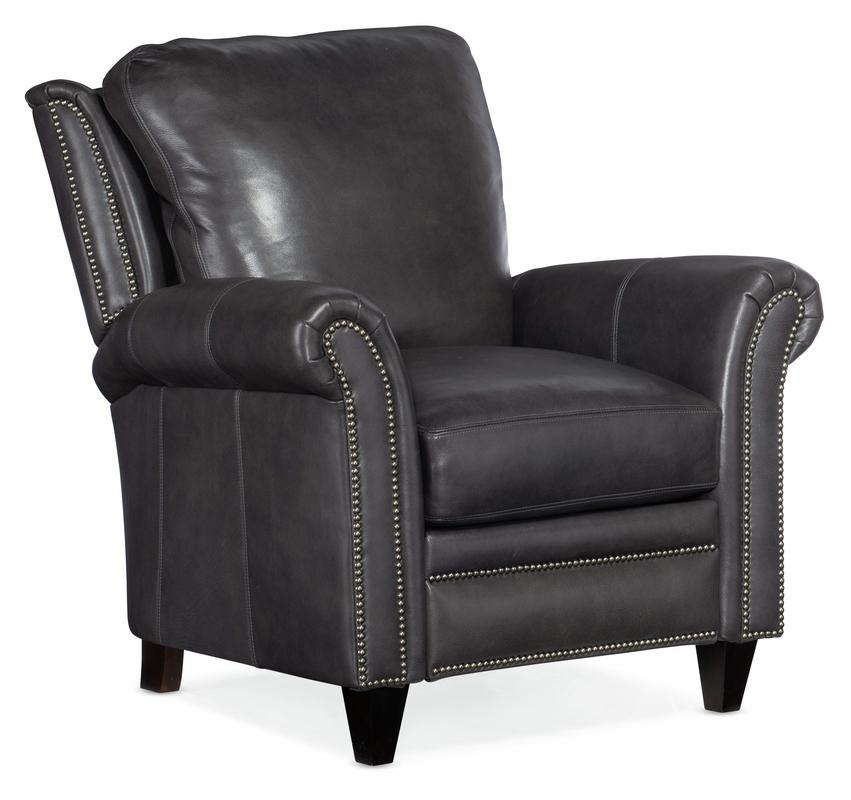 Bradington-Young - Richardson High Leg Reclining Lounger - Pushback Recline - Charcoal - BYX-4866980015-97PLGMTap veiw 1