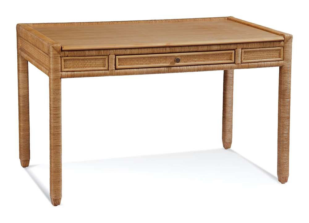 Braxton Culler - Pine Isle Writing Desk with Glass Top - 1023-058GL veiw 1