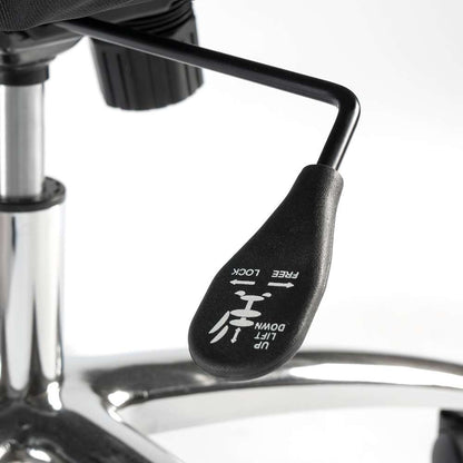 Bush Business Furniture - Echo L Shaped Bow Front Desk with High Back Chair in Modern Gray - ECH034MG veiw 7