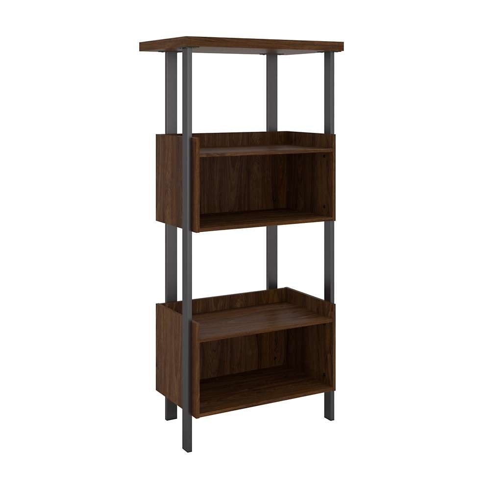 Bush Furniture - Architect 4 Shelf Bookcase in Modern Walnut - ACB131MW-03 veiw 1