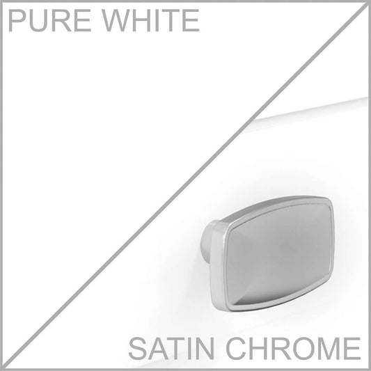 Bush Furniture - Broadview 54W Computer Desk with Drawers in Pure White - BDD254WH-03 veiw 2