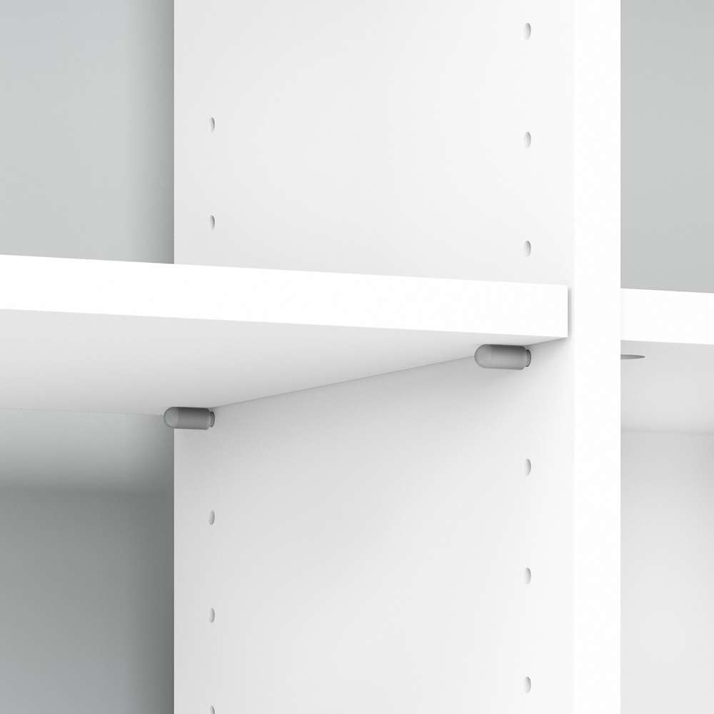 Bush Furniture - Broadview 6 Cube Organizer in Pure White - BDB145WH-03 veiw 3