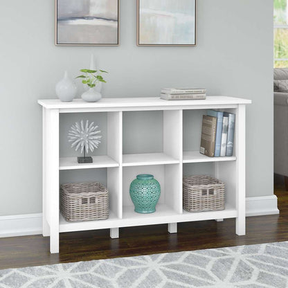 Bush Furniture - Broadview 6 Cube Organizer in Pure White - BDB145WH-03 veiw 4