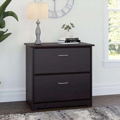 Bush Furniture Cabot 2 Drawer Lateral File Cabinet in Espresso Oak - WC31880 veiw 2