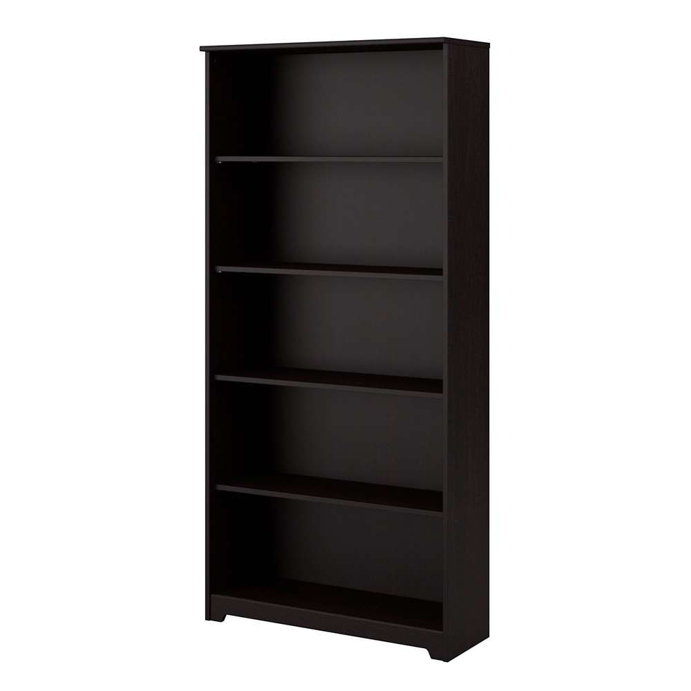 Bush Furniture  -  Cabot 5 Shelf Bookcase in Espresso Oak  - WC31866 veiw 1