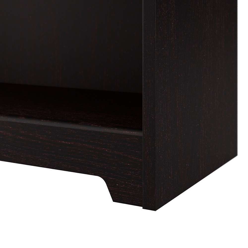 Bush Furniture  -  Cabot 5 Shelf Bookcase in Espresso Oak  - WC31866 veiw 6
