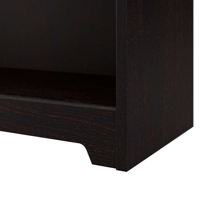 Bush Furniture  -  Cabot 5 Shelf Bookcase in Espresso Oak  - WC31866 veiw 6