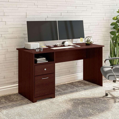 Bush Furniture - Cabot 60W Computer Desk with Drawers in Harvest Cherry - WC31460 veiw 9
