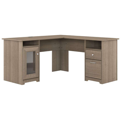 Bush Furniture - Cabot 60W L Shaped Computer Desk in Ash Gray - WC31230K veiw 1